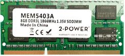 Pamięć RAM 2-POWER 8GB SO-DIMM DDR3 1866MHz (MEM5403A)