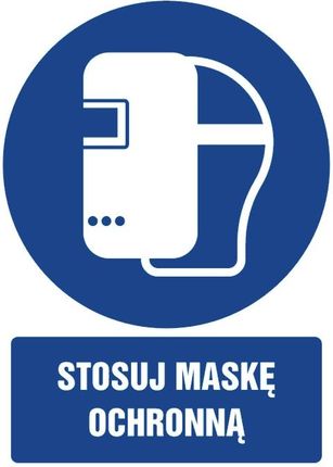 Topdesign Gl048 Bk Fn Znak "Stosuj Maskę Ochronną"