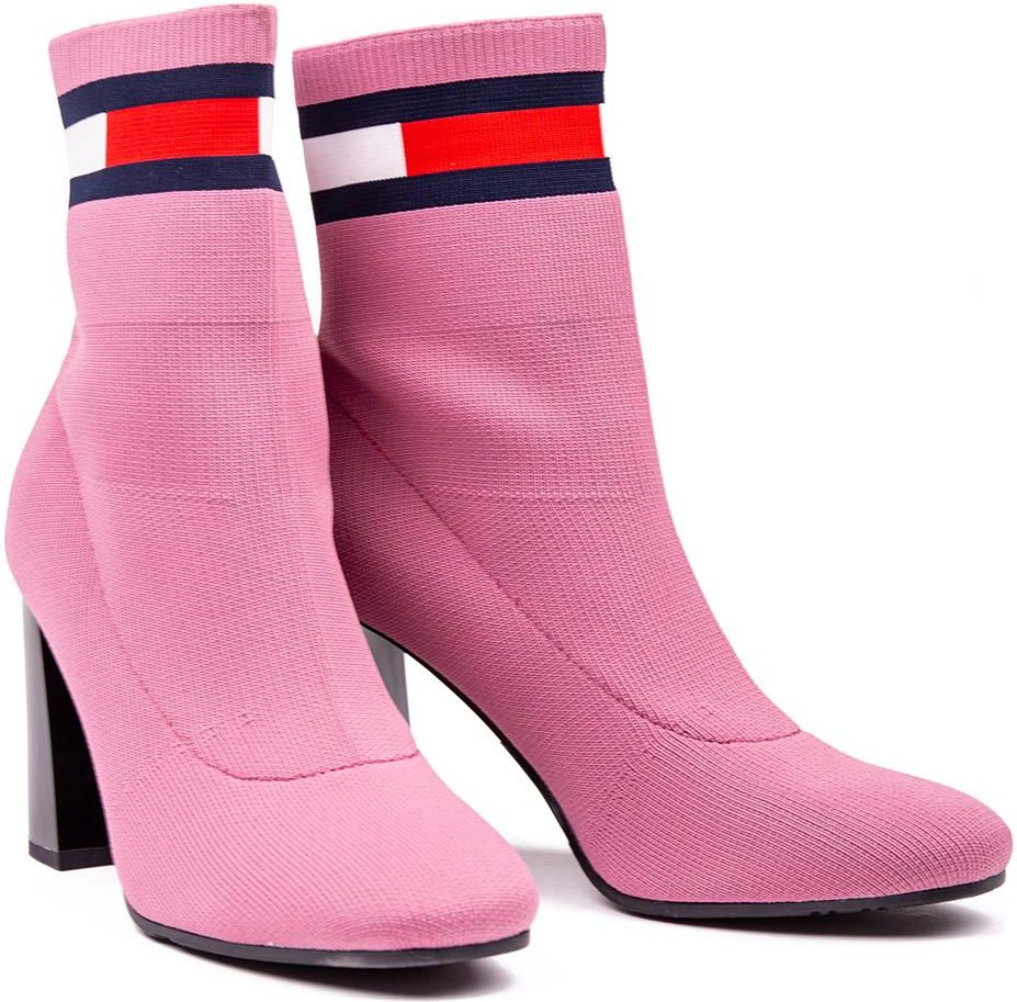 Tommy hilfiger sales pink sock boots