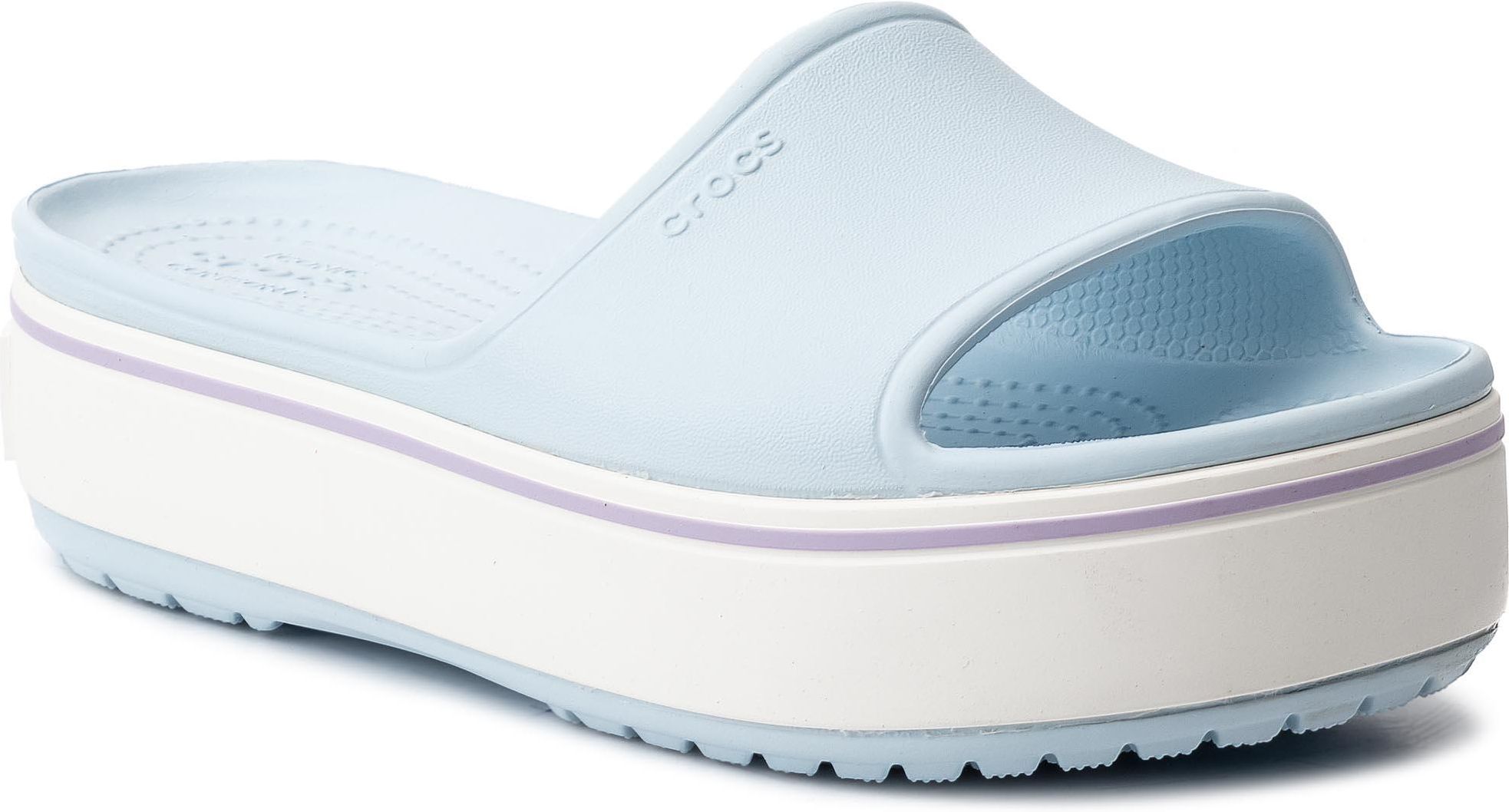 crocs crocband platform slide