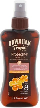 Hawaiian Tropic Protective Olejek Do Opalania W Sprayu Spf 8 200Ml