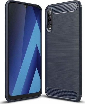 Case Etui Carbon Lux Niebieski Samsung Galaxy M30 Standard