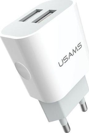 Usams 2xUSB 2.4A Fast Charging biała (CC23TC01)