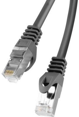 LANBERG Kabel sieciowy LAN RJ45 - RJ45 20m Czarny 