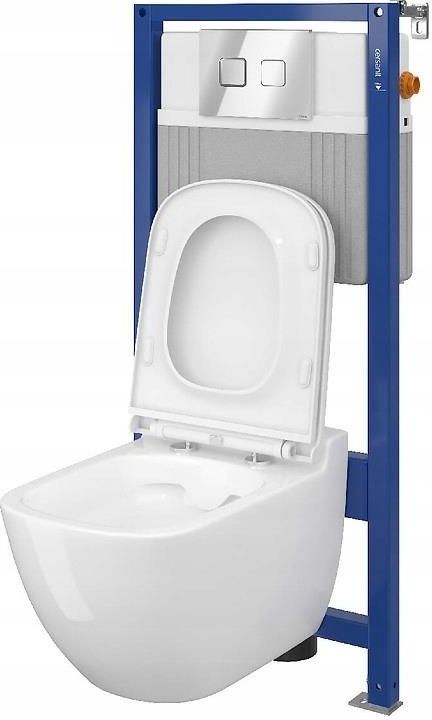 Cersanit Caspia Zestaw Biały S701321 - zdjęcie 1 Cersanit Caspia Zestaw Biały S701321