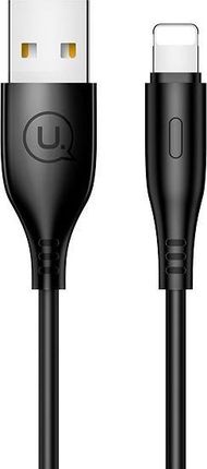 Kabel USB Usams USAMS Kabel U18 lightning 2A Fast Charge 1m czarny/black SJ266USB01 (US-SJ266)