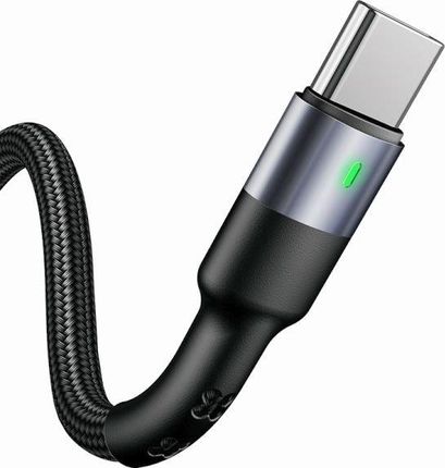 Kabel USB Usams pleciony U26 USB-C 1m 3A Fast Charging czarny/black SJ313USB01 (US-SJ313) SJ313TC01