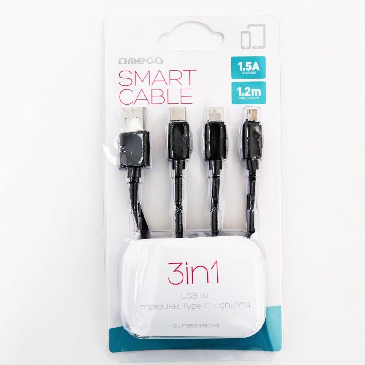 Hama 3in1 Micro-USB-Kabel – Praktisches Ladekabel Für Verschiedene Geräte