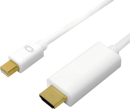 Kabel LogiLink 4K Mini DisplayPort-Kabel DP 1.2 HDMI 1.4 1m 