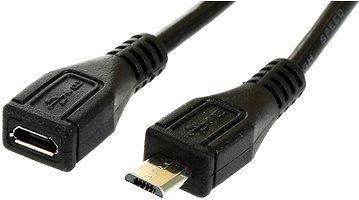 Kabel USB PremiumCord Przedłużeniowy Micro USB  2m (296010320977)