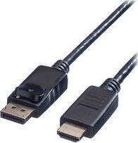 Kabel Value DisplayPort HDMI, 1.5, Czarny
