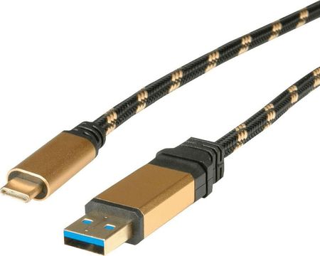 Kabel USB Roline GOLD Cable USB 3.1 C-A. M/M. 1.0m