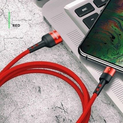 Kabel USB Usams pleciony U26 lightning 1m 2A Fast Charging czarny/black SJ311USB01 (US-SJ311) SJ311IP01