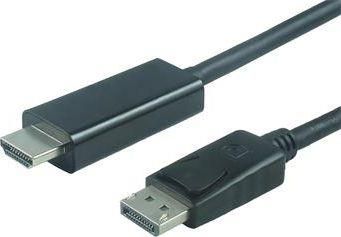 Kabel PremiumCord DisplayPort HDMI 2 Czarny (kportadk04-03)