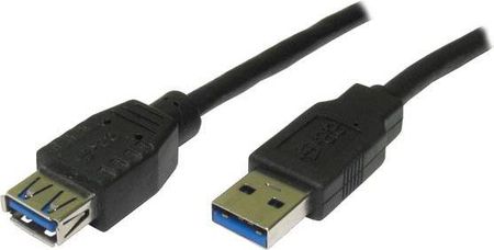 Kabel USB USB-A - USB-A 1.8m czarny