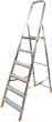 Bayersystem Drabina jednostronna aluminiowa 6 stopniowa - nośność stopnia 120kg