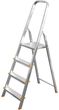 Bayersystem Drabina jednostronna aluminiowa 4 stopniowa - nośność stopnia 150kg