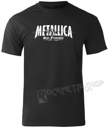 ATMOSPHERE APPAREL KOSZULKA METALLICA - SAN FRANCISCO - Ceny i opinie T-shirty i koszulki męskie LIKG