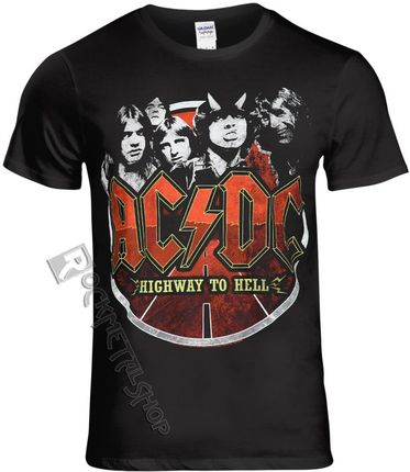 PLASTIC HEAD KOSZULKA AC/DC - BAND CIRCLE - Ceny i opinie T-shirty i koszulki męskie HNZE