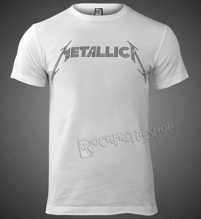 AMPLIFIED KOSZULKA METALLICA - LOGO WHITE, CYRKONIE - Ceny i opinie T-shirty i koszulki męskie ECNK AMPLIFIED KOSZULKA METALLICA - LOGO WHITE, CYRKONIE - Ceny i opinie T-shirty i koszulki męskie ECNK
