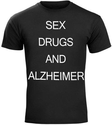 UNDERGROUND FASHION KOSZULKA SEX DRUGS AND ALZHEIMER - Ceny i opinie T-shirty i koszulki męskie CNAX