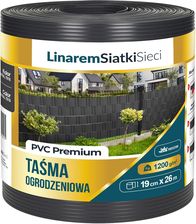 Zdjęcie Taśma Ogrodzeniowa Premium 1200g Grafit Uv 26mb - Kraków