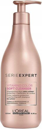 L’Oreal Professionnel Vitamino Color Soft Cleanser Szampon Bezsiarczanowy Do Włosów Farbowanych 500Ml