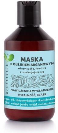 Bioelixire Vegan Maska Do Włosów Suchych I Łamliwych Olejek Arganowy 300Ml