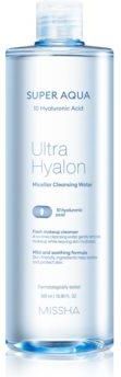 Missha Super Aqua 10 Hyaluronic Acid delikatnie oczyszczający płyn micelarny 500ml