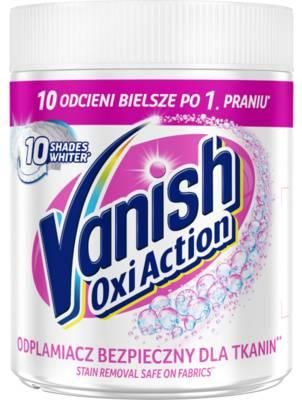 Vanish Oxi Action White Odplamiacz Do Białych Tkanin W Proszku 470G