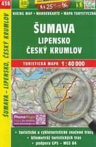 Sumava, Lipensko, Cesky Krumlov / Szumawa, Lipno, Czeski Krumlow Mapa turystyczna