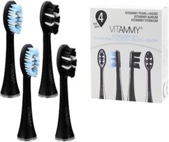Zdjęcie VITAMMY PEARL+ NOIRE, AURUM Końcówki do szczoteczki sonicznej czarne 4 szt. - Golub-Dobrzyń