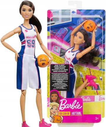 Barbie Lalka Made To Move Basketball Wysoka Fxp06