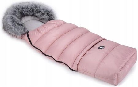Cottonmoose Śpiworek Zimowy Z Futerkiem Combi Edycja 2020 Pink