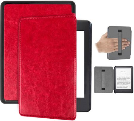 Produkt bezmarkowy Etui Smart z uchwytem Kindle 10 2019 - Red (16489UNIW)