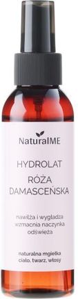 NaturalME Róża Damasceńska hydrolat do twarzy ciała i włosów 125ml