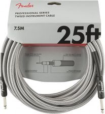 Zdjęcie Fender Professional Series Instrument Cable 25 White Tweed kabel gitarowy - Warszawa