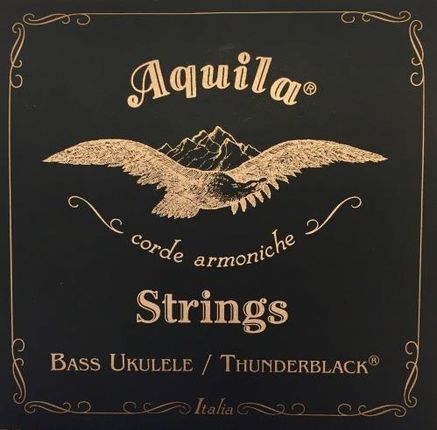 Aquila Thunderblack Bass struny do ukulele, EADG, 20 Scale