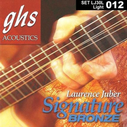 GHS Laurence Juber Signature Bronze struny do gitary akustycznej, Light, .012-.054