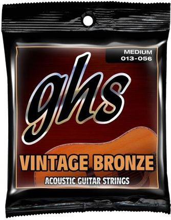 GHS Vintage Bronze struny do gitary akustycznej, Medium, .013-.056