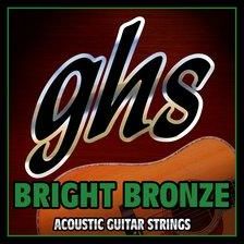 GHS Bright Bronze struny do gitary akustycznej 12-str., 80/20 Bronze, Medium, .012-.052