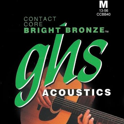 GHS Contact Core Bright Bronze struny do gitary akustycznej, Medium, .013-.056