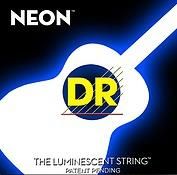 DR NEON Hi-Def White - struny do gitary akustycznej, Coated, Medium Light .011-.050