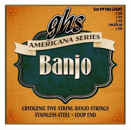 GHS Americana struny do banjo, Light