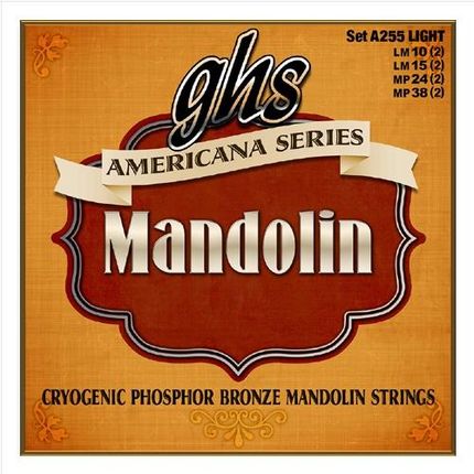 GHS Americana Series - struny do mandoliny, Light, .010-.038