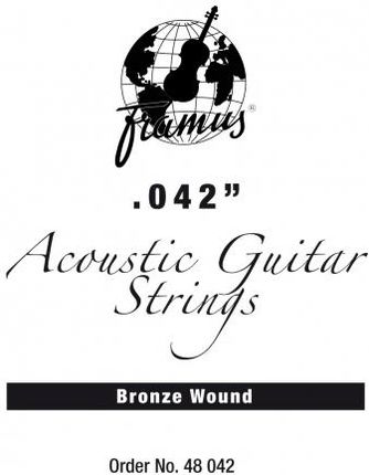 Framus Bronze - struna pojedyncza do gitary akustycznej .042, wound