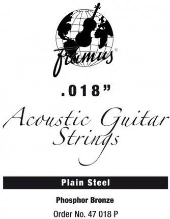 Framus Phosphor Bronze struna pojedyncza do gitary akustycznej .018, plain
