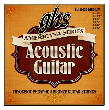GHS Americana Series - struny do gitary akustycznej, Phosphor Bronze, Light, .013-.056
