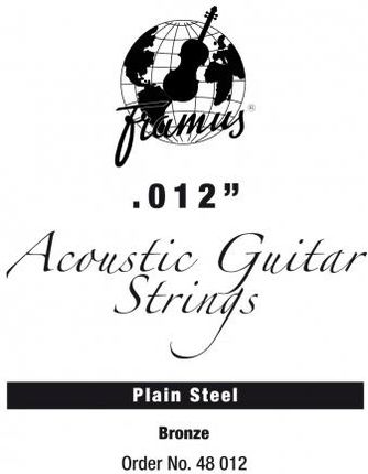Framus Bronze - struna pojedyncza do gitary akustycznej .012, plain
