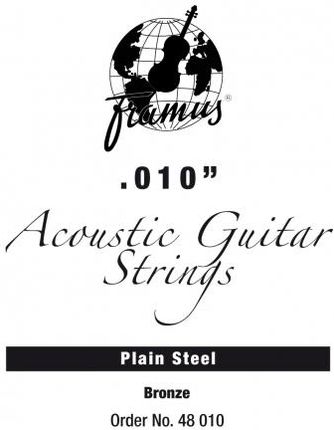 Framus Bronze - struna pojedyncza do gitary akustycznej .010, plain